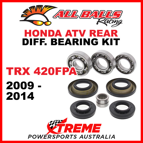 25-2067 HONDA TRX420FPA 2009-2014 ATV REAR DIFFERENTIAL BEARING & SEAL KIT