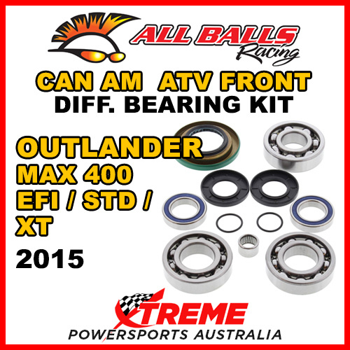 Can Am Outlander MAX 400 EFI/STD/XT 2015 ATV Front Differential Bearing Kit