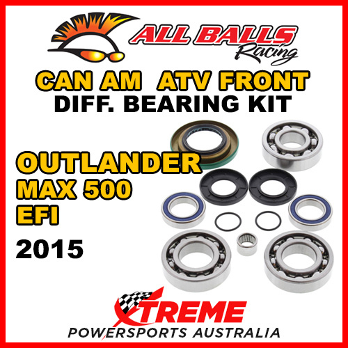 25-2069 Can Am Outlander MAX 500 EFI 2015 ATV Front Differential Bearing Kit