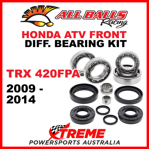 25-2071 HONDA ATV TRX 420FPA 2009-2014 FRONT DIFFERENTIAL BEARING & SEAL KIT