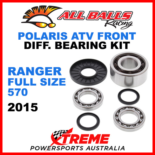 25-2075 Polaris ranger 570 Full Size 2015 Front Differential Bearing Kit