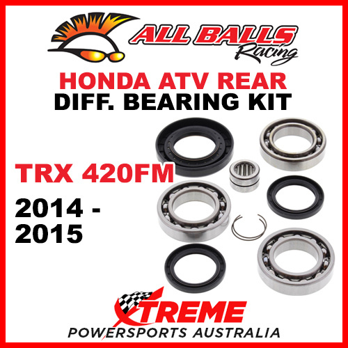 25-2079 HONDA TRX420FM 2014-2015 ATV REAR DIFFERENTIAL BEARING & SEAL KIT