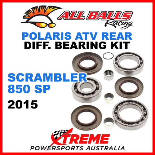 25-2080 Polaris Scrambler 850 SP 2015 Rear Differential Bearing Kit