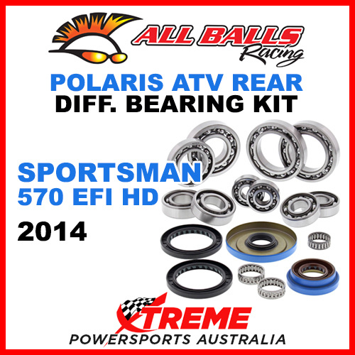 25-2087 Polaris Sportsman 570 EFI HD 2014 Rear Differential Bearing Kit