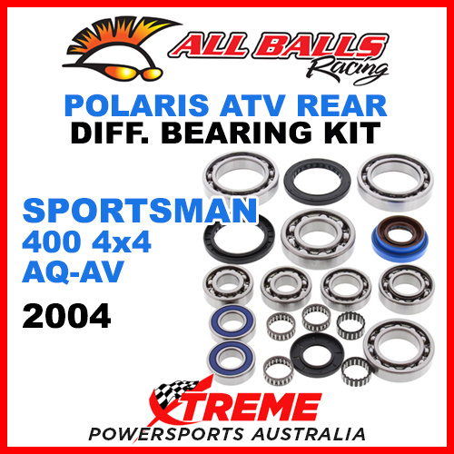 25-2089 Polaris Sportsman 400 4x4 AQ-AV 2004 Rear Differential Bearing Kit