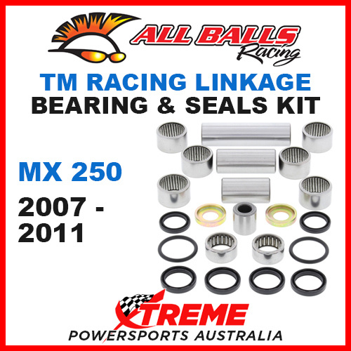 27-1163 TM Racing MX250 MX 250 2007-2011 Linkage Bearing & Seal Kit Dirt Bike