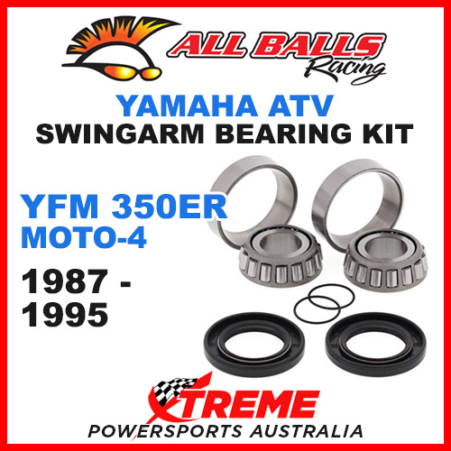 All Balls 28-1058 Yamaha YFM 350ER Moto-4 1987-1995 Swingarm Bearing & Seal Kit