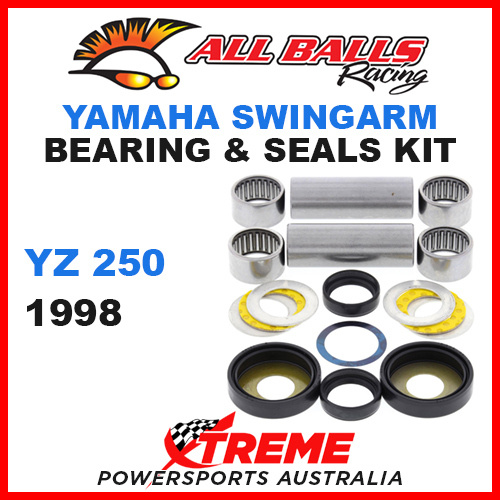 All Balls 28-1076 Yamaha YZ250 YZ 250 1998 Swingarm Bearing Kit