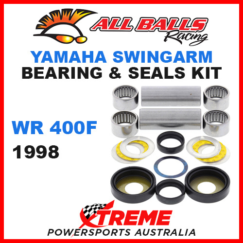 All Balls 28-1076 Yamaha WR400F WRF400 1998 Swingarm Bearing Kit