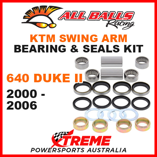 ALL BALLS 28-1087 MX SWINGARM BEARING KIT KTM 640 DUKE II 640cc 2000-2006 STREET