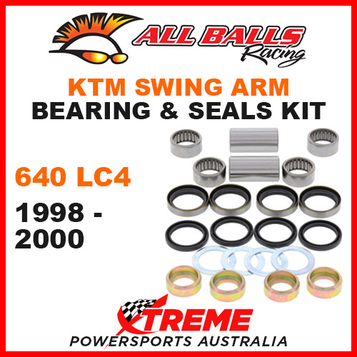 ALL BALLS 28-1087 MX SWINGARM BEARING KIT KTM 640LC4 640 LC4 640cc 1998-2000