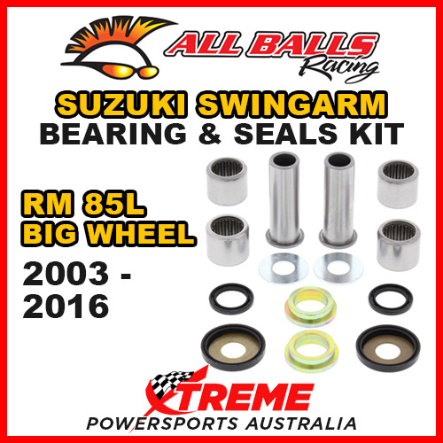 All Balls 28-1089 For Suzuki RM85L RM 85L Big Wheel 2003-2016 Swingarm Bearing Kit