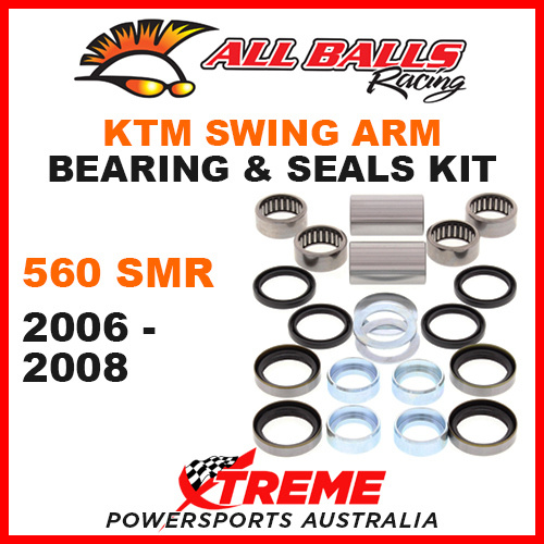 ALL BALLS 28-1125 MX SWINGARM BEARING KIT KTM 560SMR 560 SMR 2006-2008