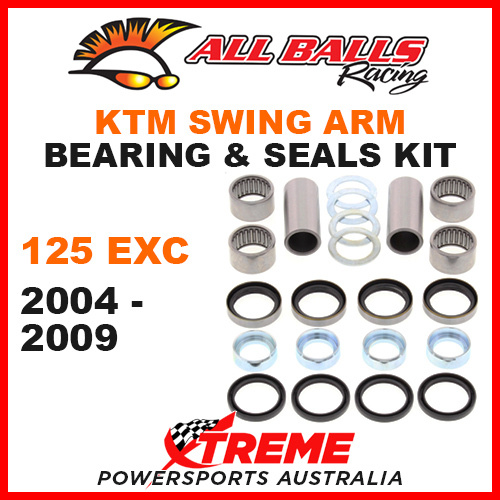 ALL BALLS 28-1168 MX SWINGARM BEARING KIT KTM 125EXC 125 EXC 2004-2009 ENDURO