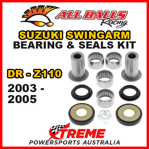 All Balls 28-1173 For Suzuki DR-Z110 DR-Z 110 2003-2005 Swingarm Bearing Kit