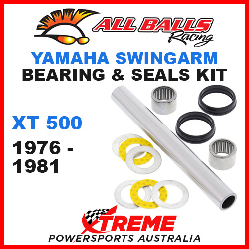 All Balls 28-1176 Yamaha XT500 XT 500 1976-1981 Swingarm Bearing Kit