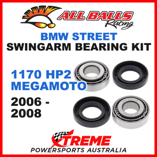 All Balls 28-1195 BMW 1170 HP2 Megamoto 2006-2008 Swingarm Bearing Kit