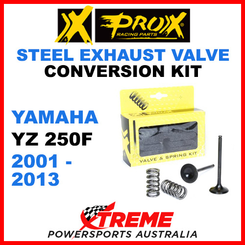 ProX Yamaha YZ250F YZF250 2001-2013 Steel Exhaust Valve & Spring Upgrade Kit