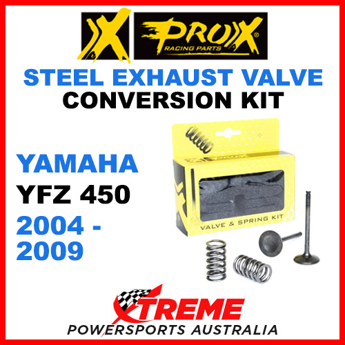 ProX Yamaha YFZ450 YFZ 450 2004-2009 Steel Exhaust Valve & Spring Upgrade Kit