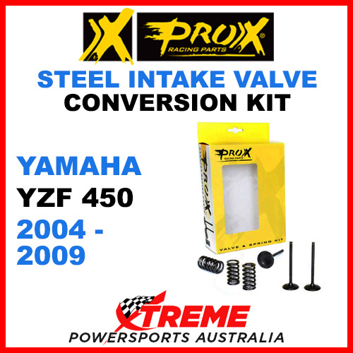 ProX Yamaha YFZ450 YFZ 450 2004-2009 Steel Intake Valve & Spring Upgrade Kit