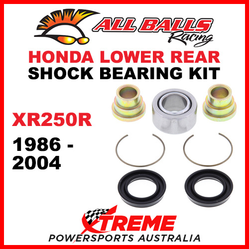 All Balls 29-1018 Honda XR250R XR 250R 1986-2004 Lower Rear Shock Bearing Kit