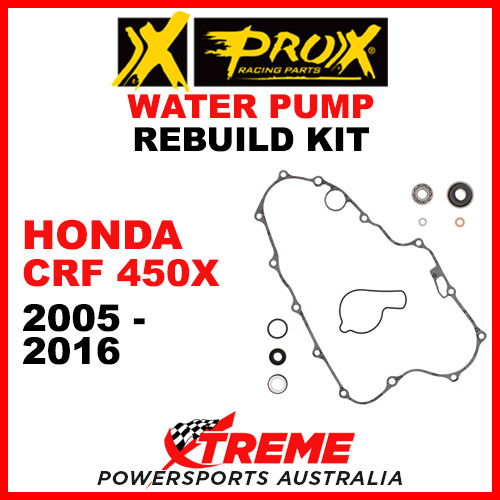 ProX Honda CRF450X CRF 450X 2005-2016 Water Pump Repair Kit 33.57.1425