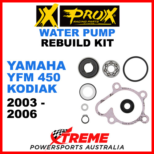 ProX Yamaha YFM 450 Kodiak 2003-2006 Water Pump Repair Kit 33.57.2427