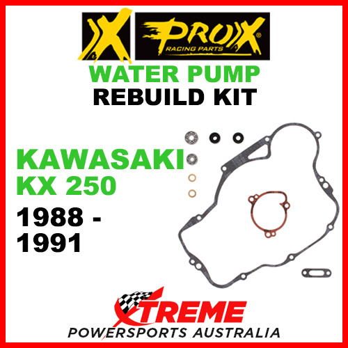 ProX Kawasaki KX250 KX 250 1988-1991 Water Pump Repair Kit 33.57.4318