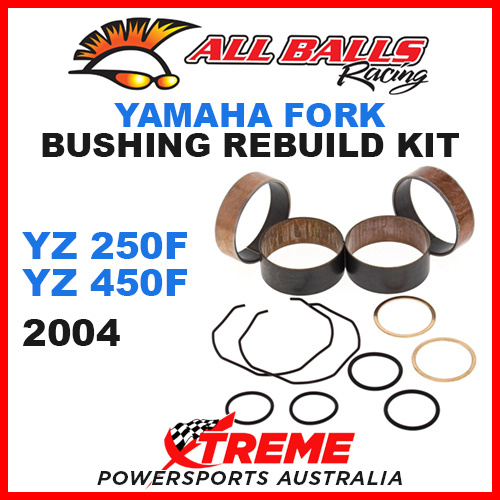 ALL BALLS 38-6050 MX OFF ROAD FORK BUSHING KIT YAMAHA YZ250F YZ450F 2004