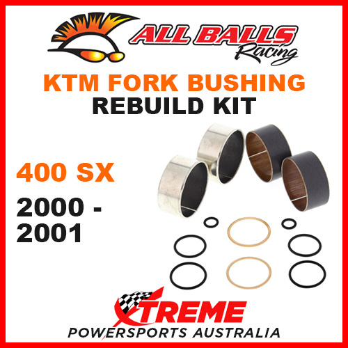 38-6053 KTM 400SX 400 SX 2000-2001 MX Fork Bushing Rebuild Kit Dirt Bike