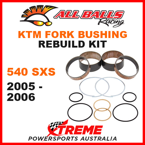 38-6054 KTM 540SXS 540 SXS 2005-2006 MX Fork Bushing Rebuild Kit Dirt Bike