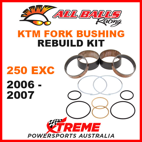 38-6054 KTM 250EXC 250 EXC 2006-2007 MX Fork Bushing Rebuild Kit Dirt Bike