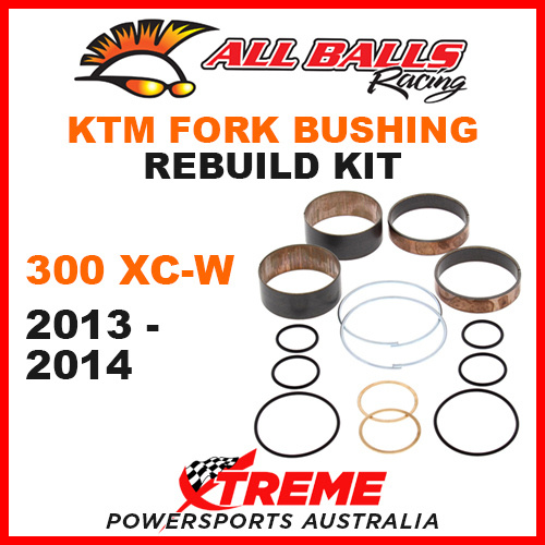 38-6074 KTM 300 XC-W 300XC-W 2013-2014 MX Fork Bushing Rebuild Kit Dirt Bike