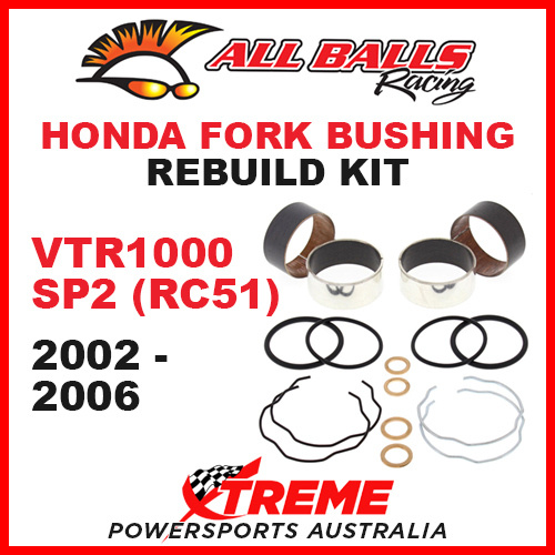 All Balls 38-6088 Honda VTR1000 SP2 RC51 2002-2006 Fork Bushing Kit