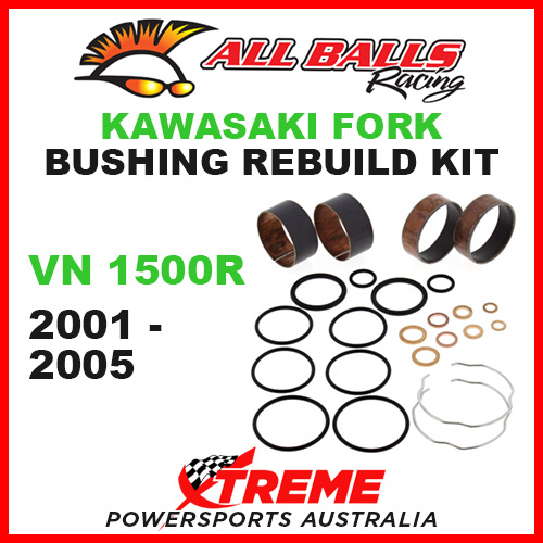 All Balls 38-6090 Kawasaki VN1500R VN 1500R 2001-2005 Fork Bushing Kit