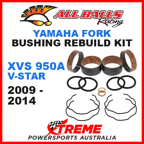 All Balls 38-6095 Yamaha XVS950A XVS 950A V-Star 2009-2014 Fork Bushing Kit