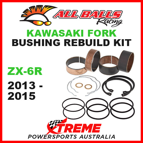 All Balls 38-6113 Kawasaki ZX-6R 600cc 2013-2015 Fork Bushing Kit