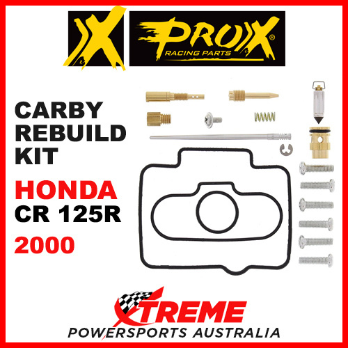 Pro-X Honda CR125R CR 125 R 2000 Carb Carburetor Repair Kit 44.55.10185