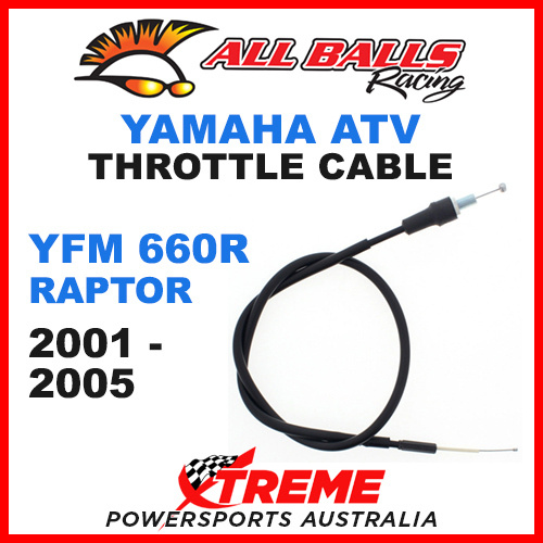 ALL BALLS 45-1188 YAMAHA THROTTLE CABLE YFM660R YFM 660R RAPTOR 2001-2005