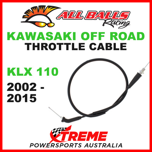 ALL BALLS 45-1205 MX KAWASAKI THROTTLE CABLE KLX110 KLX 110 2002-2015 DIRT BIKE