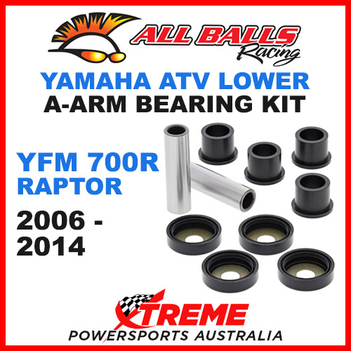 All Balls 50-1009 Yamaha ATV YFM700R Raptor 2006-2014 Lower A-Arm Bearing & Seal Kit