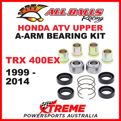 All Balls 50-1020 Honda ATV TRX400EX 1999-2014 Upper A-Arm Bearing & Seal Kit