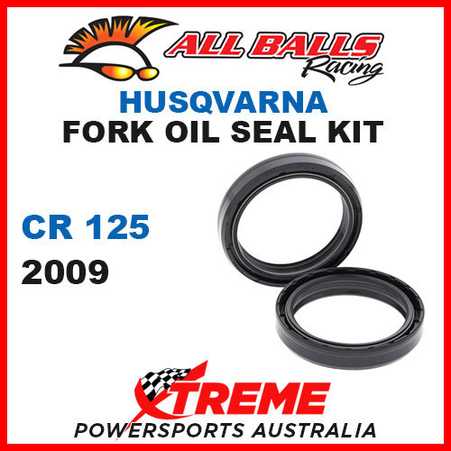 All Balls 55-130 Husqvarna CR125 CR 125 2009 Fork Oil Seal Kit 50x63x11