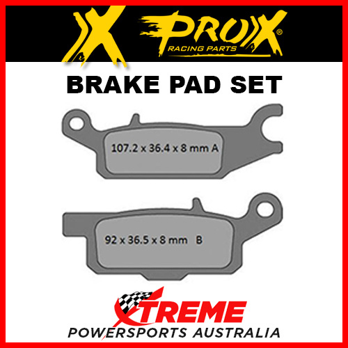 Pro-X 255102 Yamaha YFM 700 KODIAK 2016-2017 Sintered Front Left Brake Pad