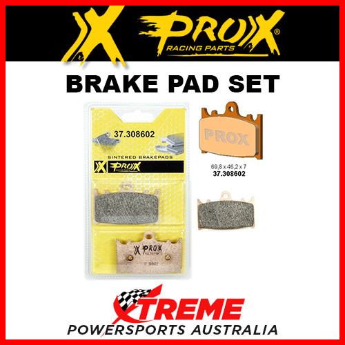 Pro-X 308602 For Suzuki GSF1250SA Bandit K7-9/L0(ABS) 07-11 Sintered Front Right Brake Pad