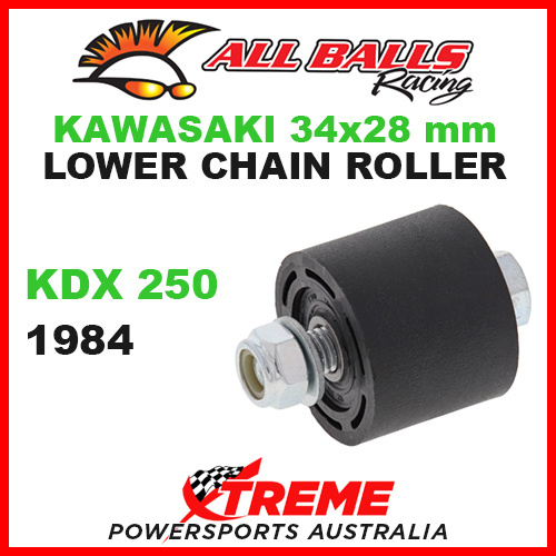 79-5001 Kawasaki KDX250 1984 34x28mm Lower Chain Roller w/ Inner Bearing