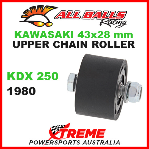 79-5006 Kawasaki KDX250 1980 43x28mm Upper Chain Roller w/ Inner Bearing