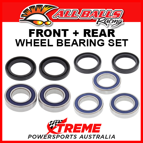 All Balls Kawasaki KX450F KXF450 2006-2018 Front, Rear Wheel Bearing Set