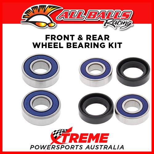 All Balls KTM 50 SX Mini 2008 Front, Rear Wheel Bearing Set