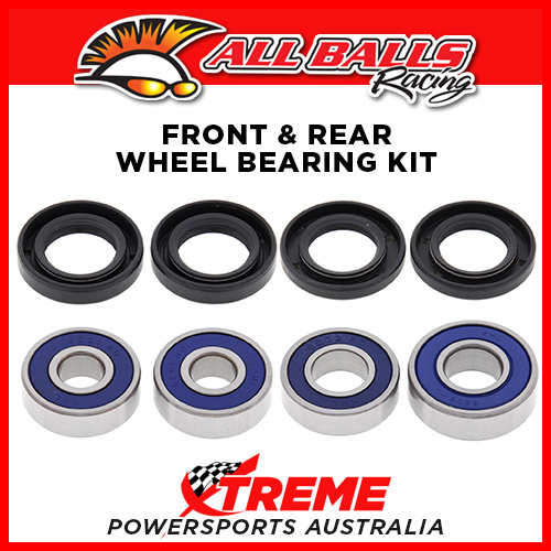 All Balls For Suzuki RM80 Big Wheel 1997-2001 Front, Rear Wheel Bearing Set